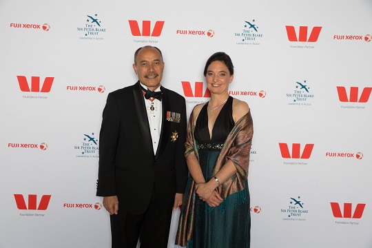 Governor-General Sir Jerry Mateparae and Associate Professor Nancy Bertler. Photo: Brendon O’Hagan