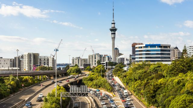 Auckland city traffic 