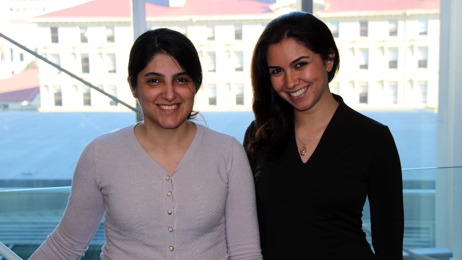 Dr Nazila Alinaghi and Hanna Habibi.