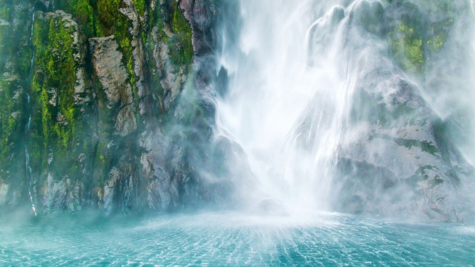 Milford Sound waterfall