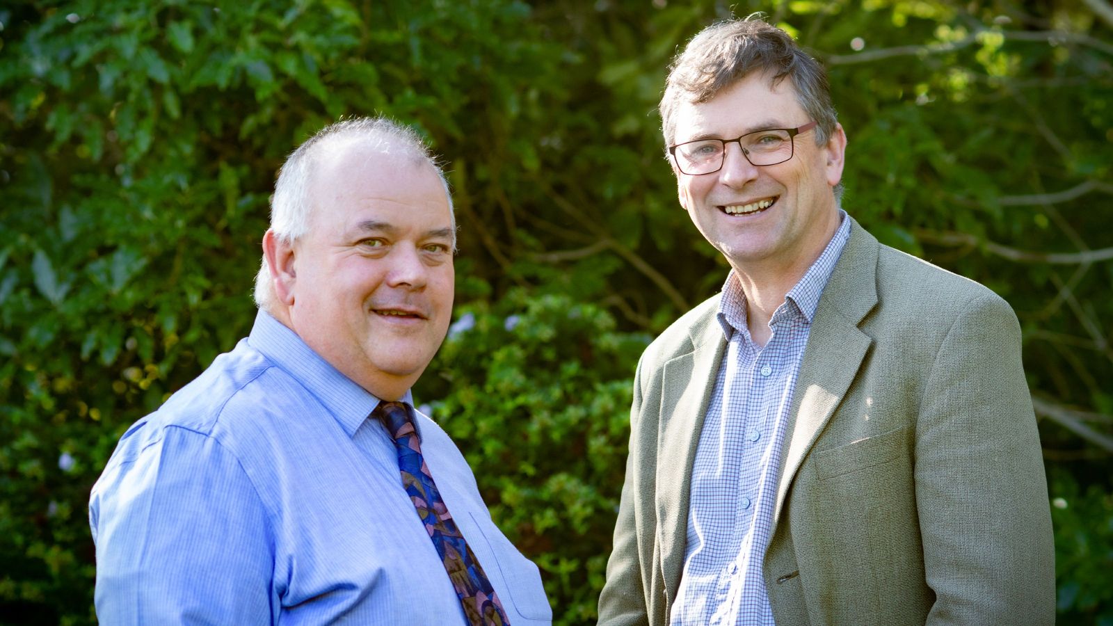 Deputy Director Professor Rod Badcock and Director Professor Nick Long.