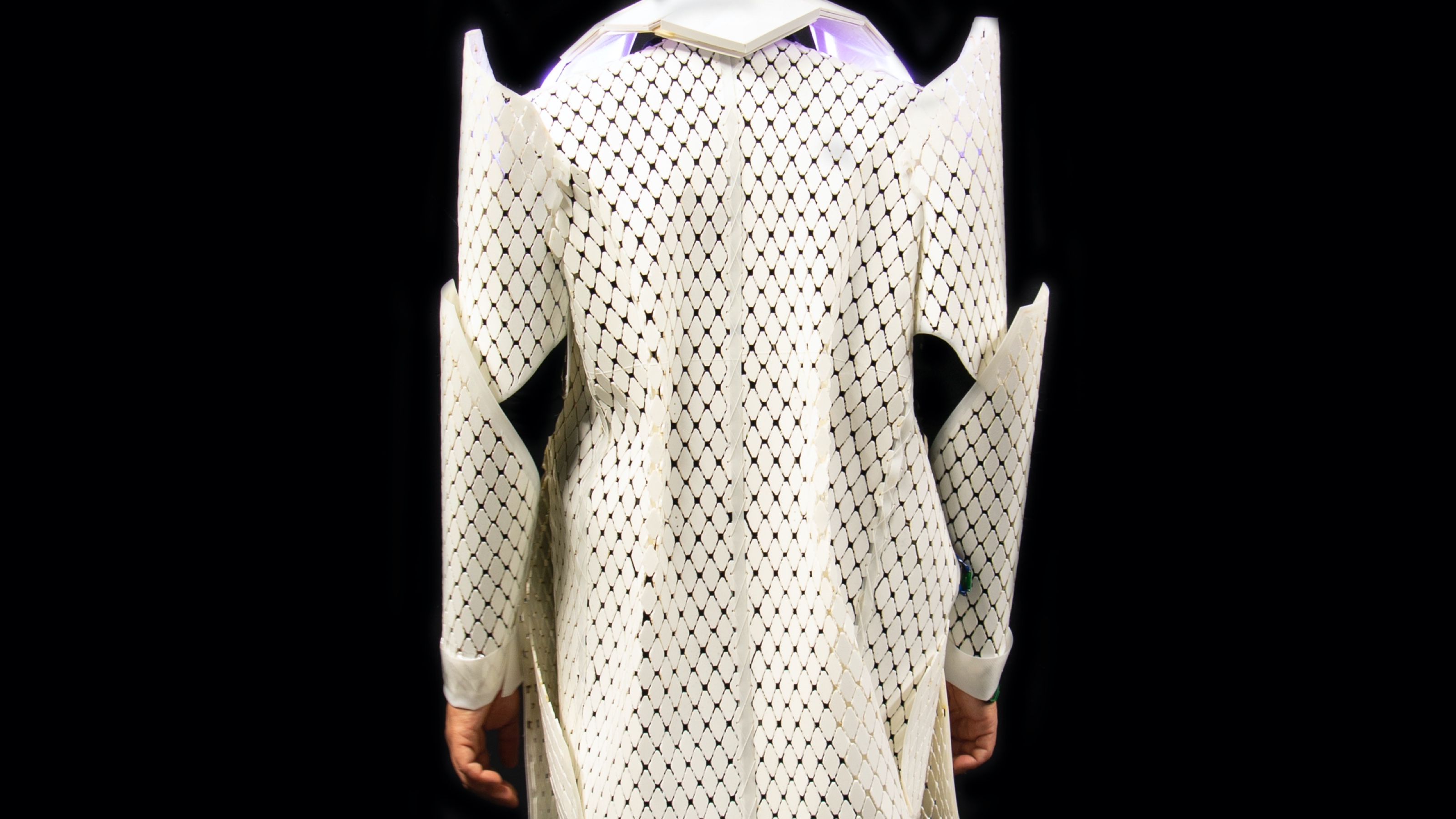 White wearable technology clothing