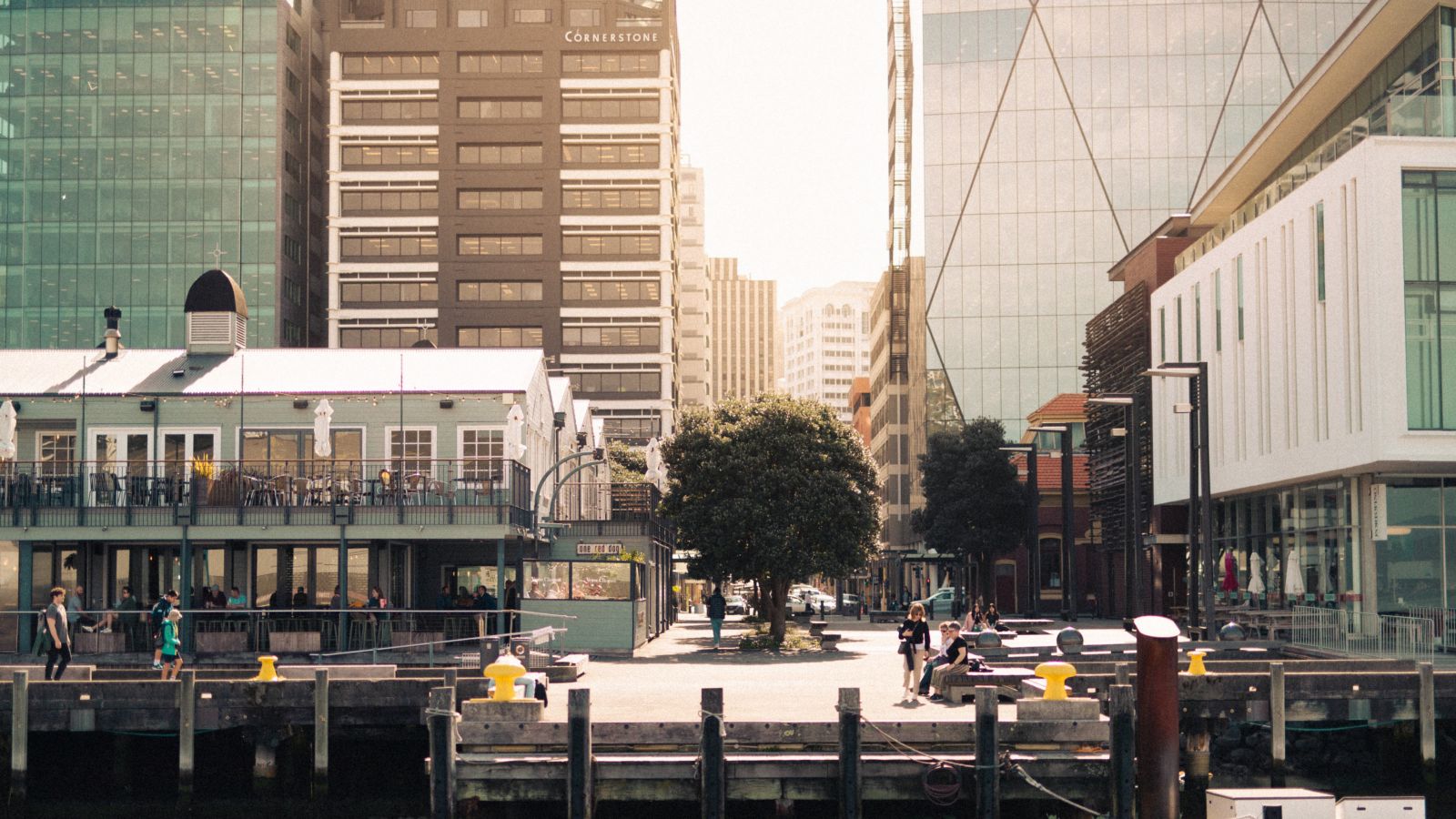 Wellington CBD view from the waterfront