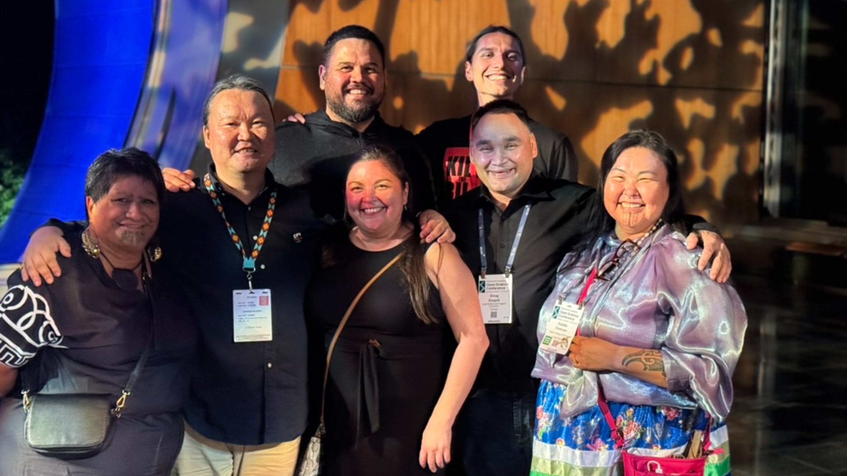 A group photo of Billy and Tania with the Alaskan contingent.