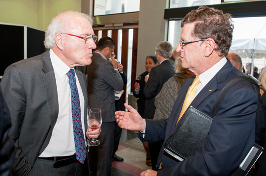 Sir Geoffrey Palmer and Justice Robert French