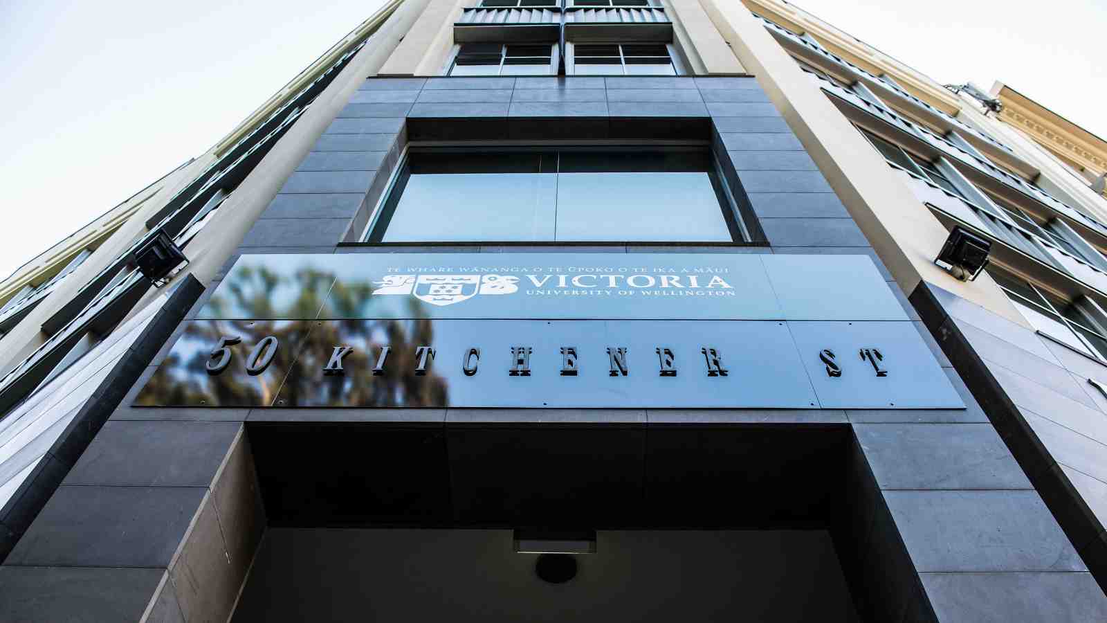 Exterior of Victoria University's Auckland premises