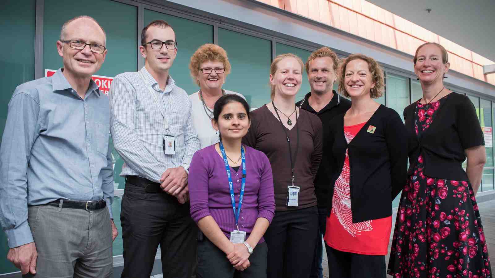 Clinical trial team at Wellington Hospital