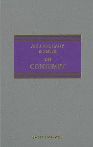 on contempt' cover