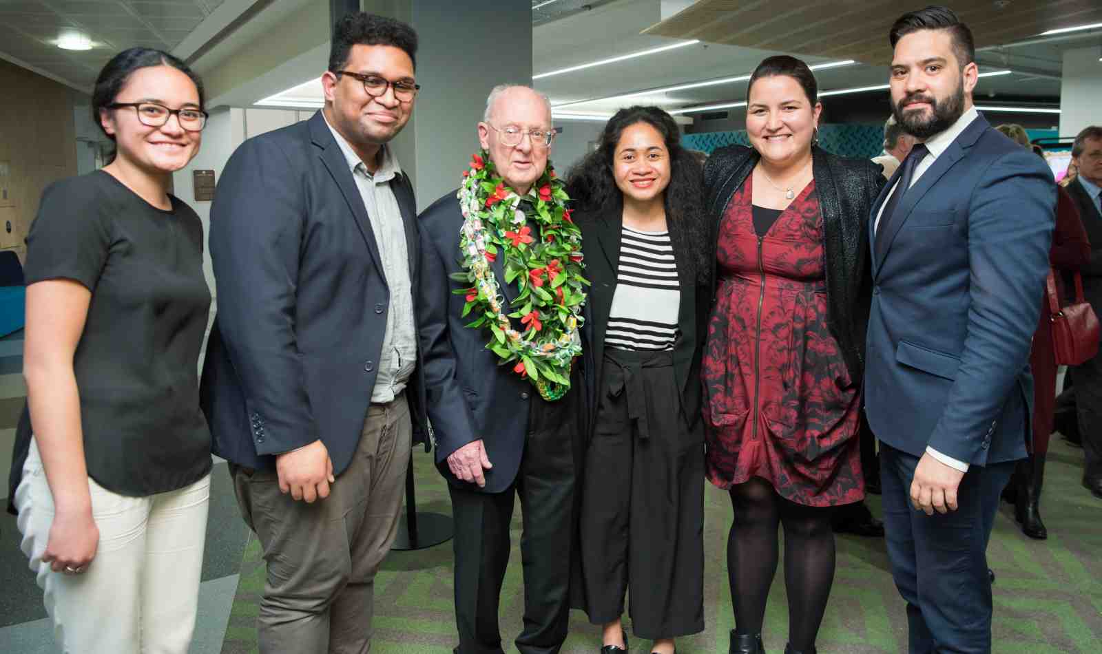 Professor Tony Angelo QC with some of his current and former students