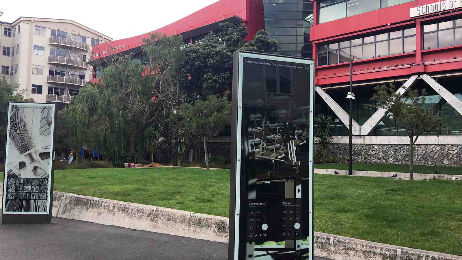 Lightbox exhibit at Architecture campus