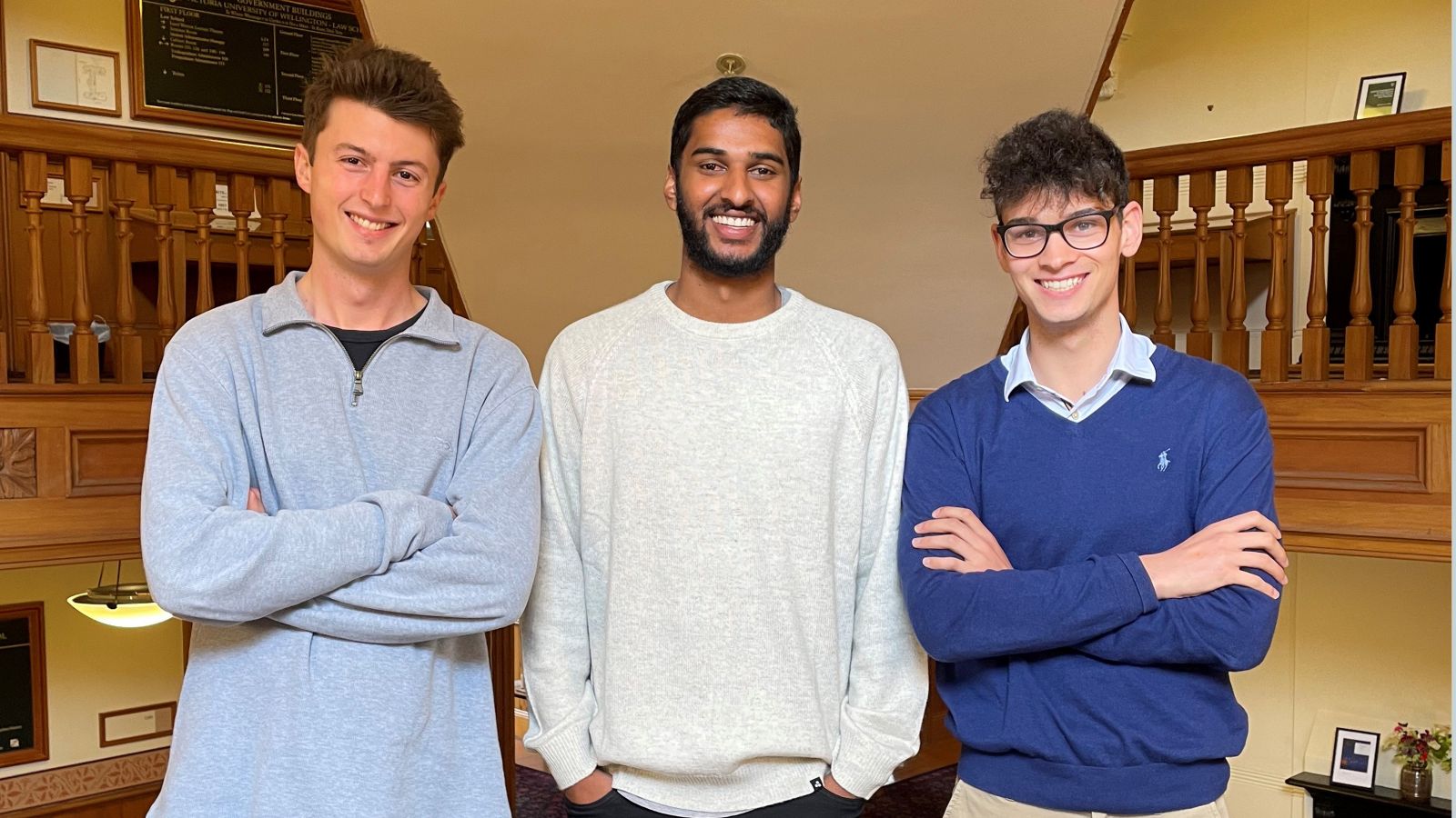 Victoria Student Fund Charitable Trust three co-founders