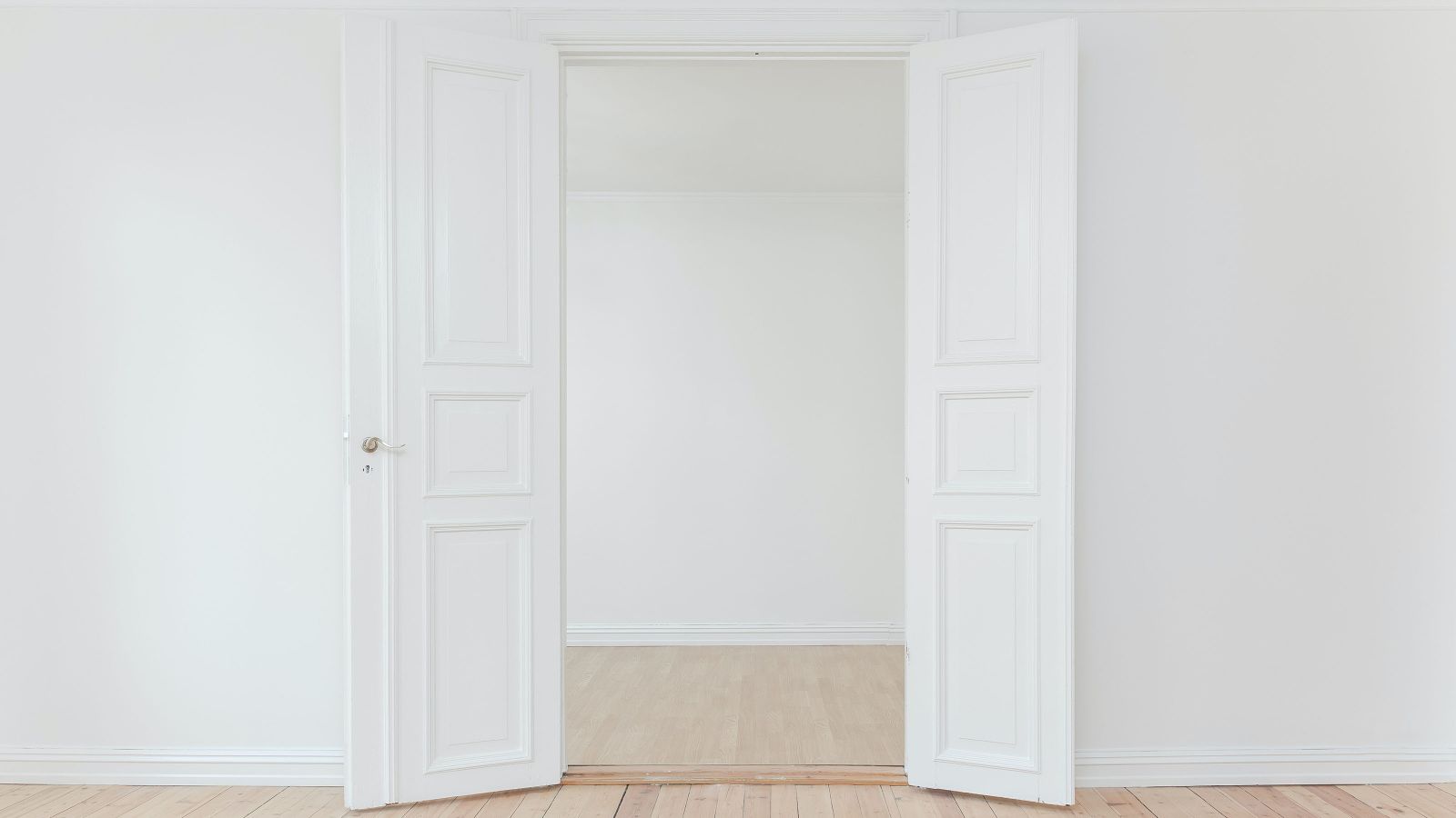 Photo of an open door