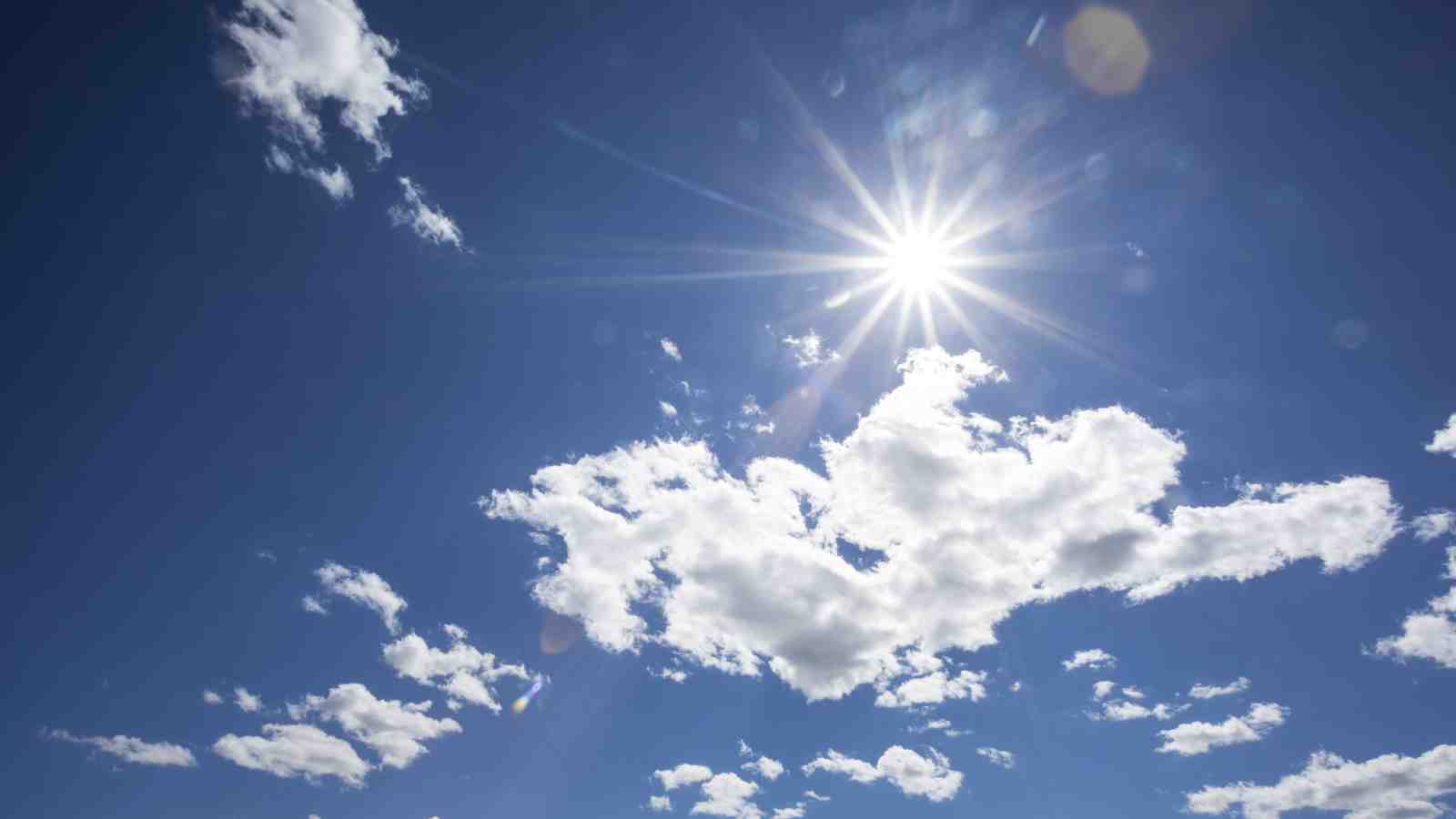 Blue sky and clouds