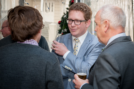 Lecturer Bevan Marten at the Christmas Function