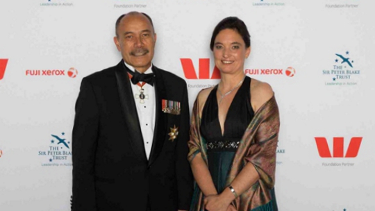 Governor-General Sir Jerry Mateparae and Associate Professor Nancy Bertler. Photo: Brendon O’Hagan