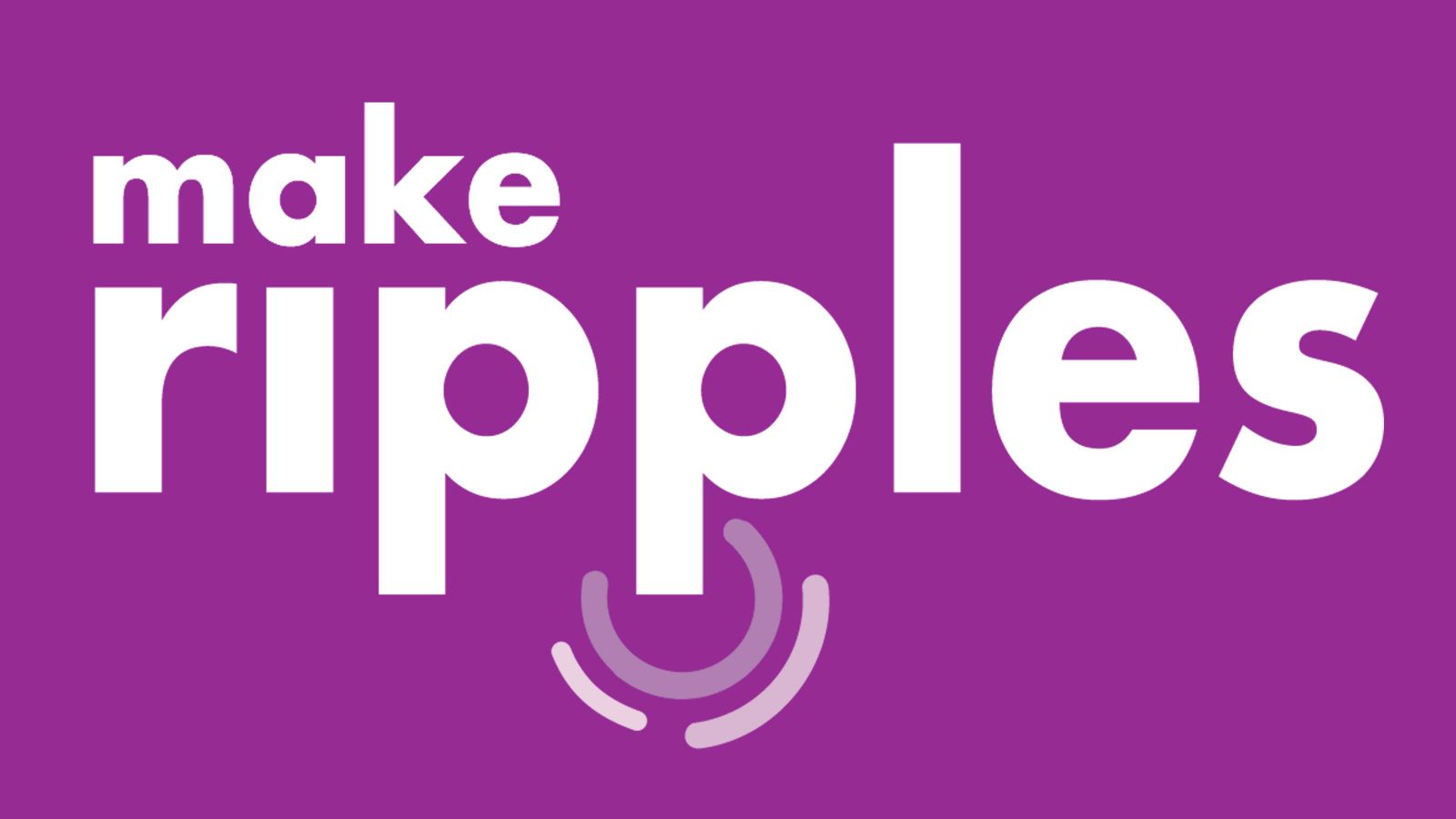 Logo - Make ripples.