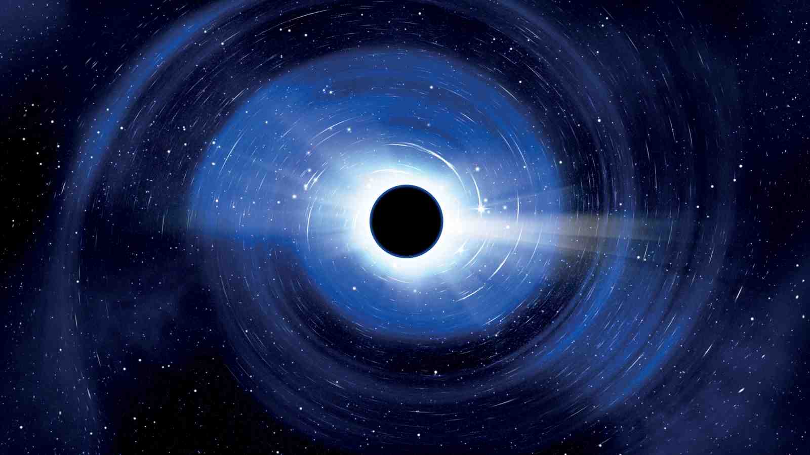 Visual representation of a black hole