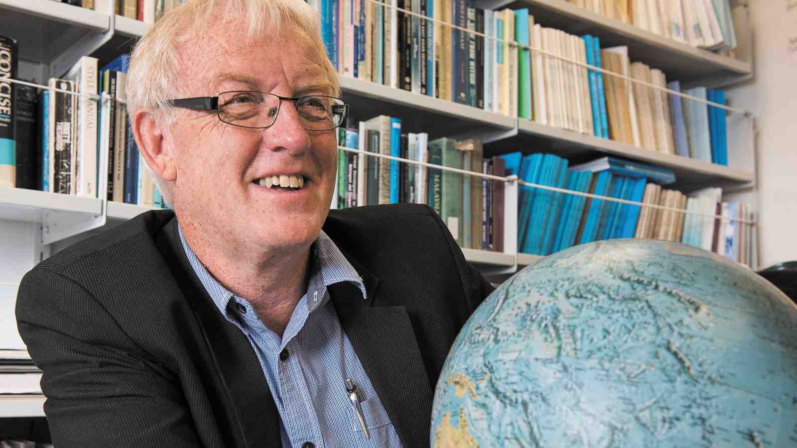 Professor John Overton from the School of Geography, Enviroment and Earth Sciences
