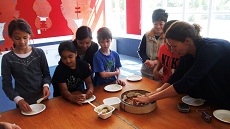 Dumpling class at Te Aro School