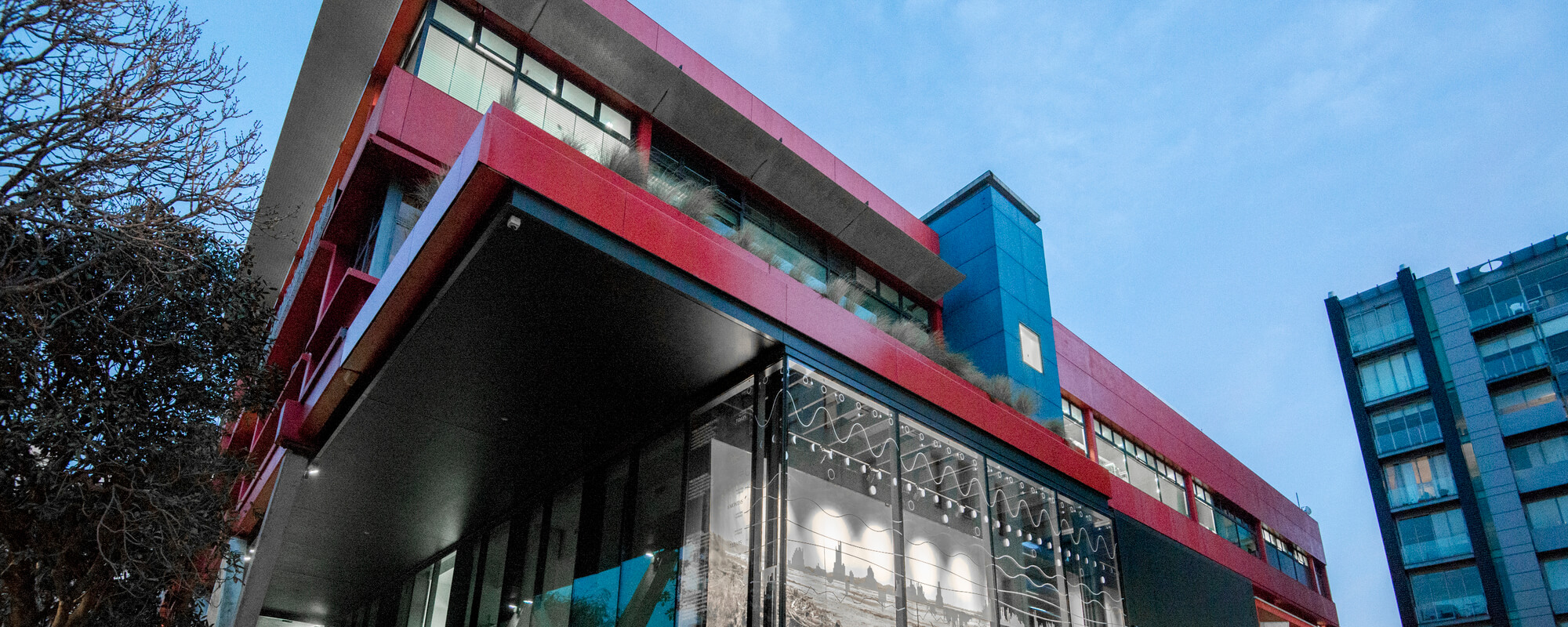 Exterior image of the Wellington School of Architecture.