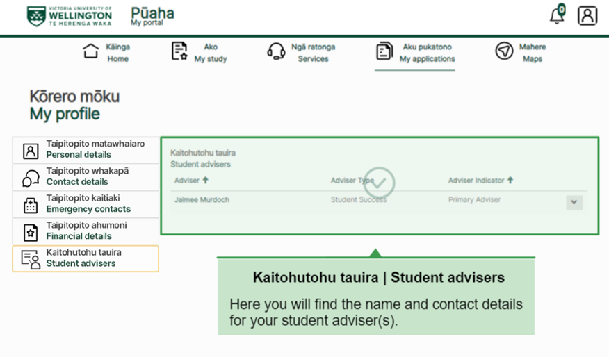 Third step of how to find your student success adviser