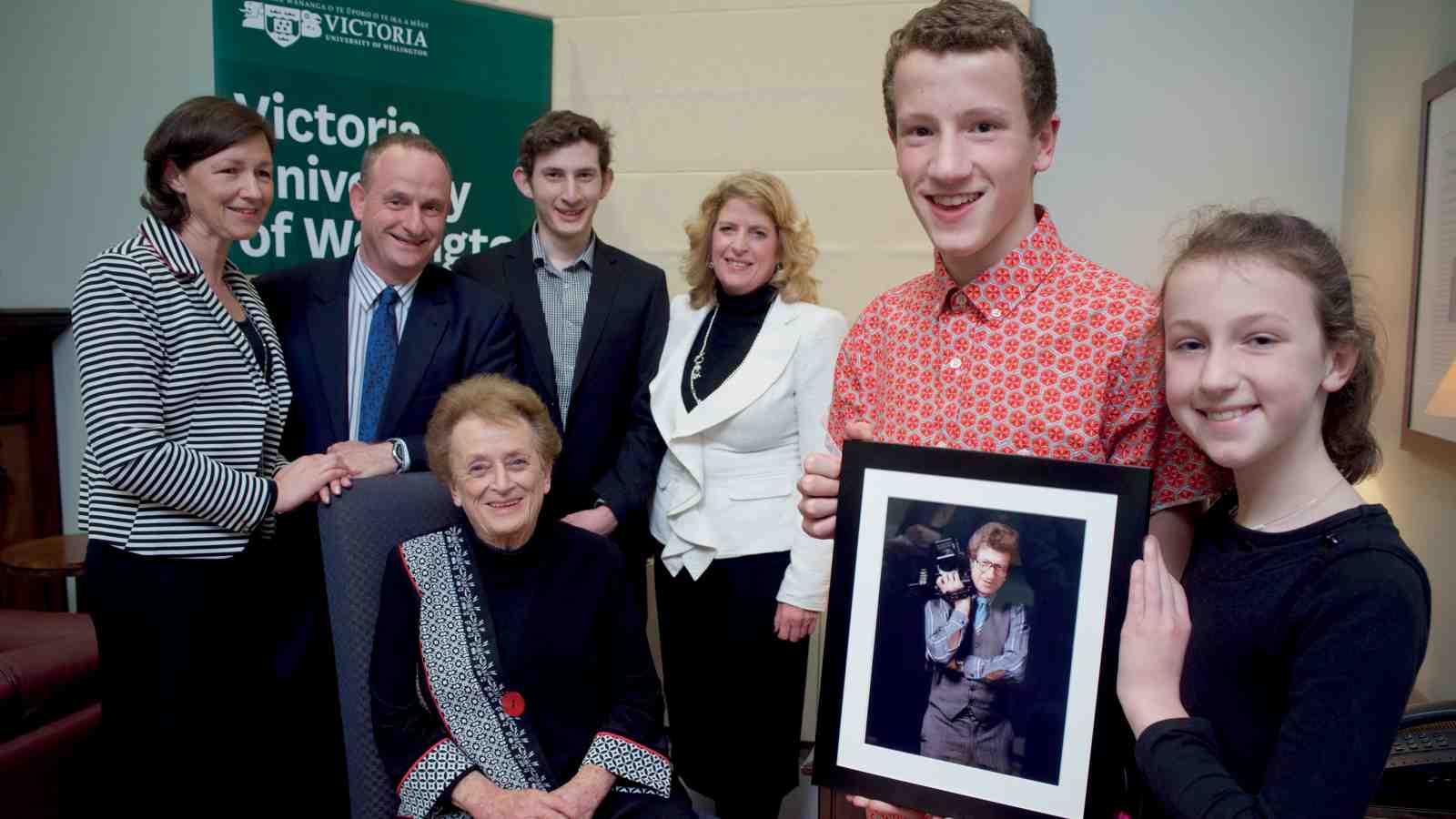 Three generations of Ronald Woolf’s family celebrate the new era of the Memorial Trust.