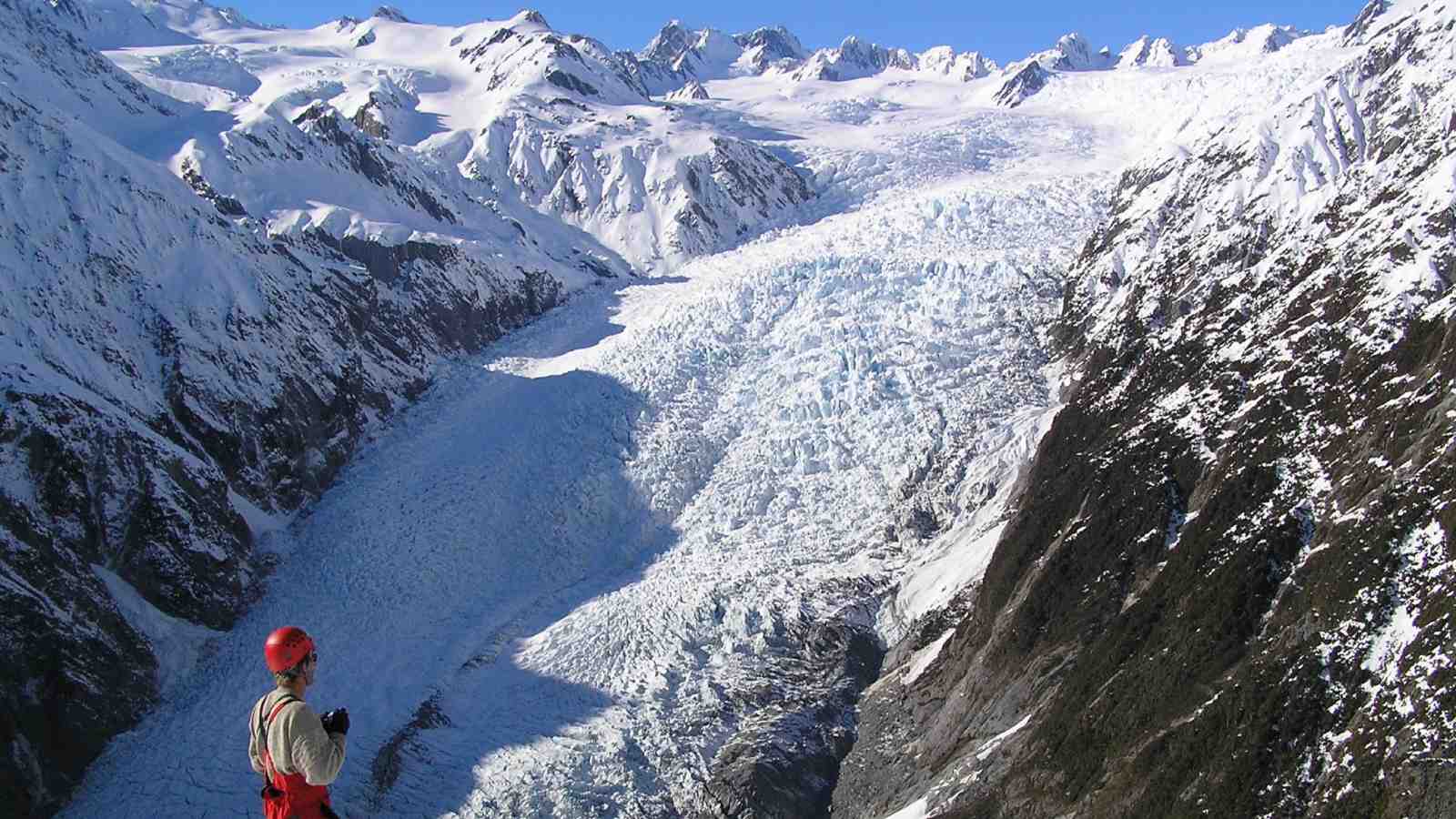 Franz Josef Glacier, 2005. Photo: Andrew Mackintosh.