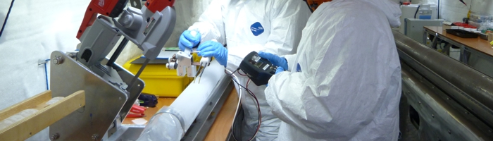 Analysing the RICE ice core, Roosevelt Island, Antarctica.