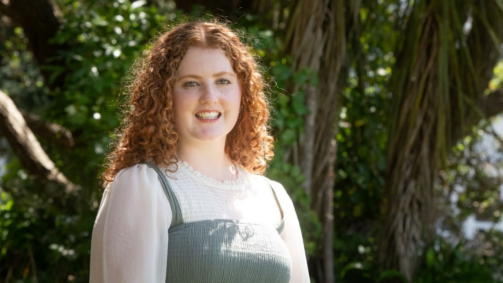 Amelia Cameron head and shoulders smiling