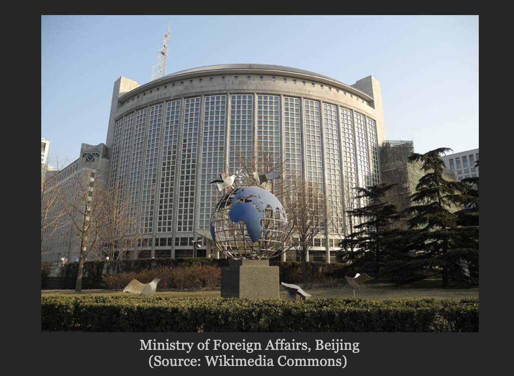 Image of Chinese Ministry of Foreign Affairs in Beijing