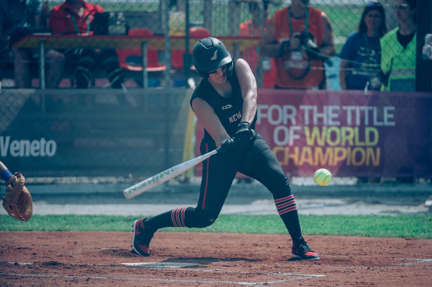 Someone hitting it out of the park.