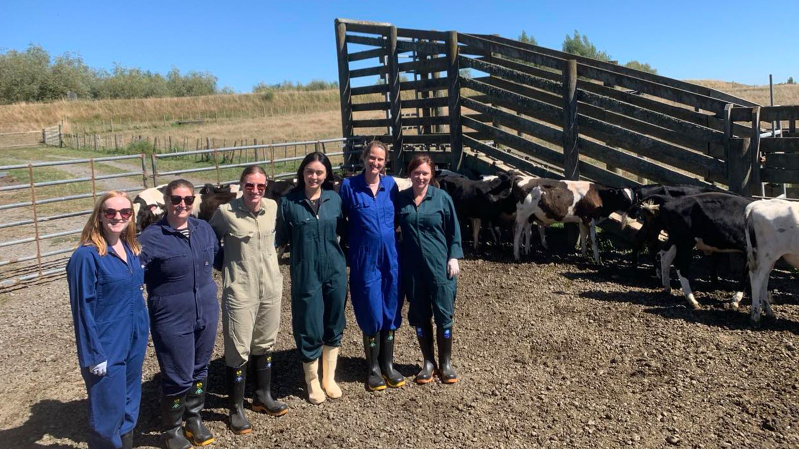The RNA Platform Team visiting Aorangi Farm