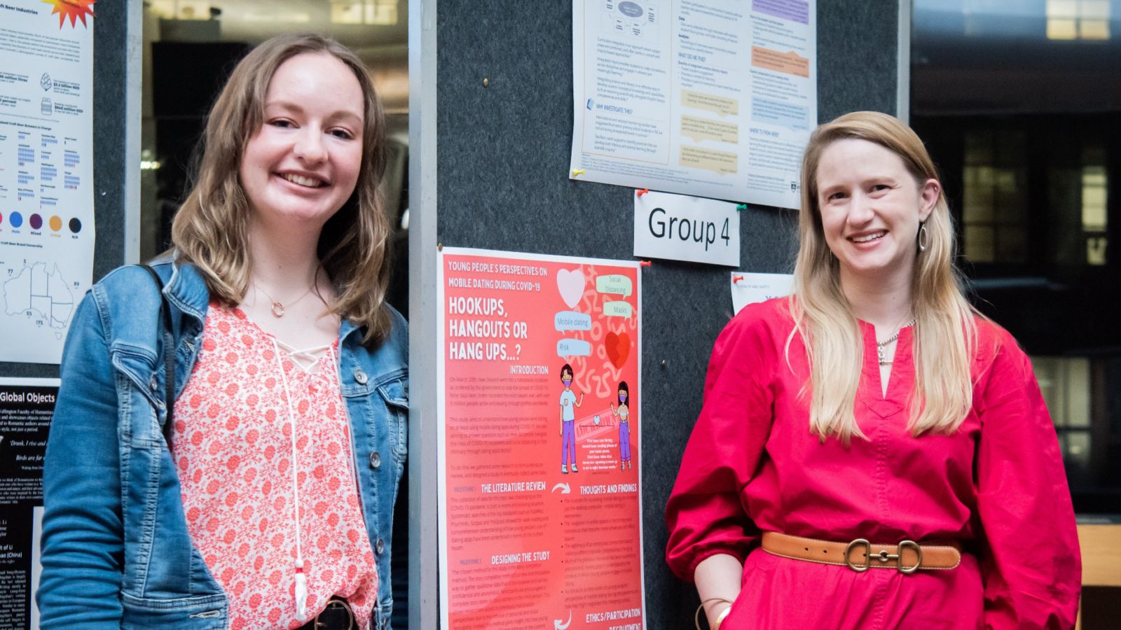 Katie Sharp (left) with Dr Ally Gibson