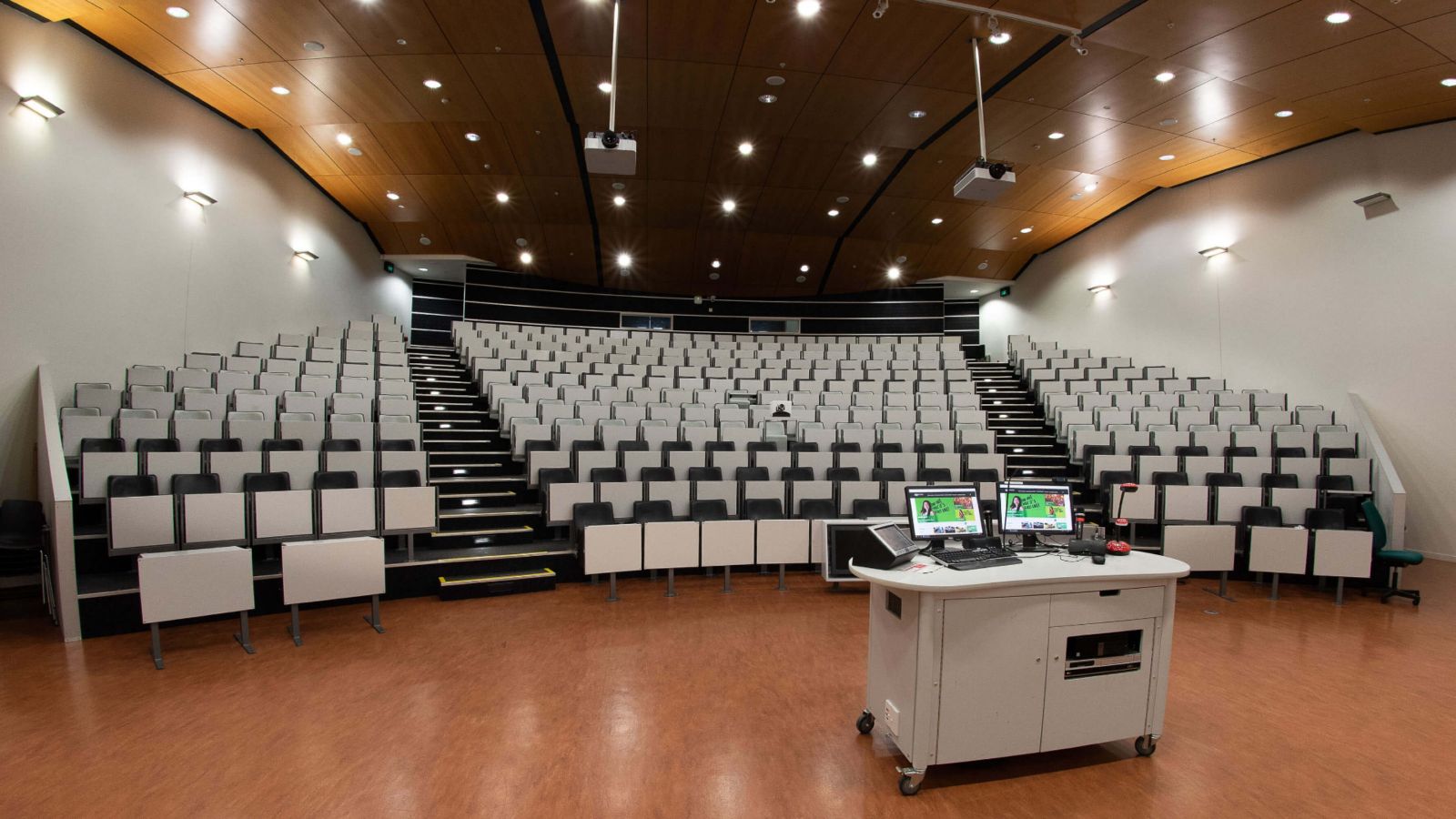 An empty lecture theatre