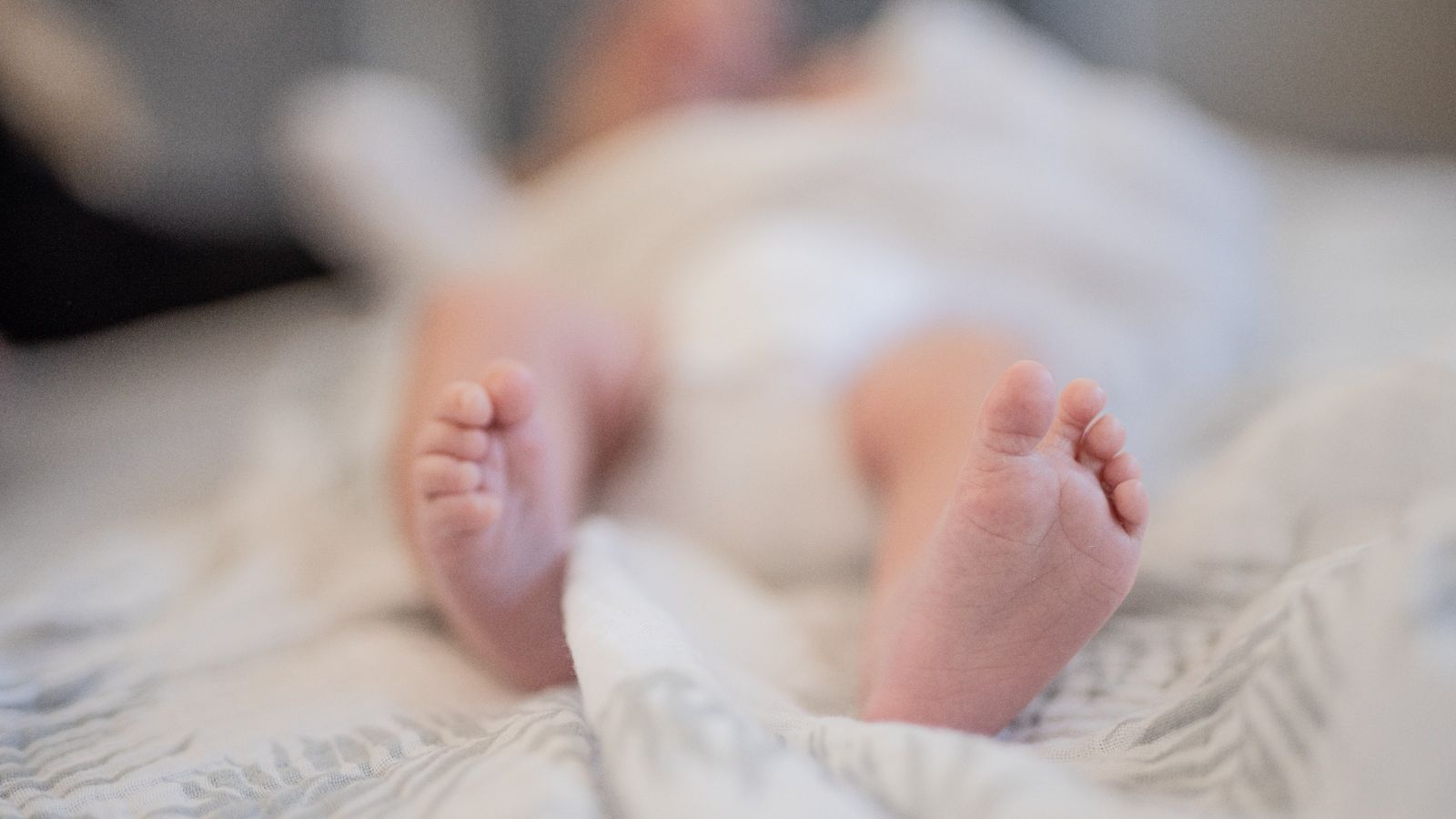 A baby's feet