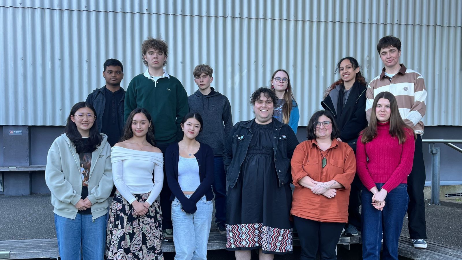 Image of the 2025 National Schools Poetry Award masterclass participants..