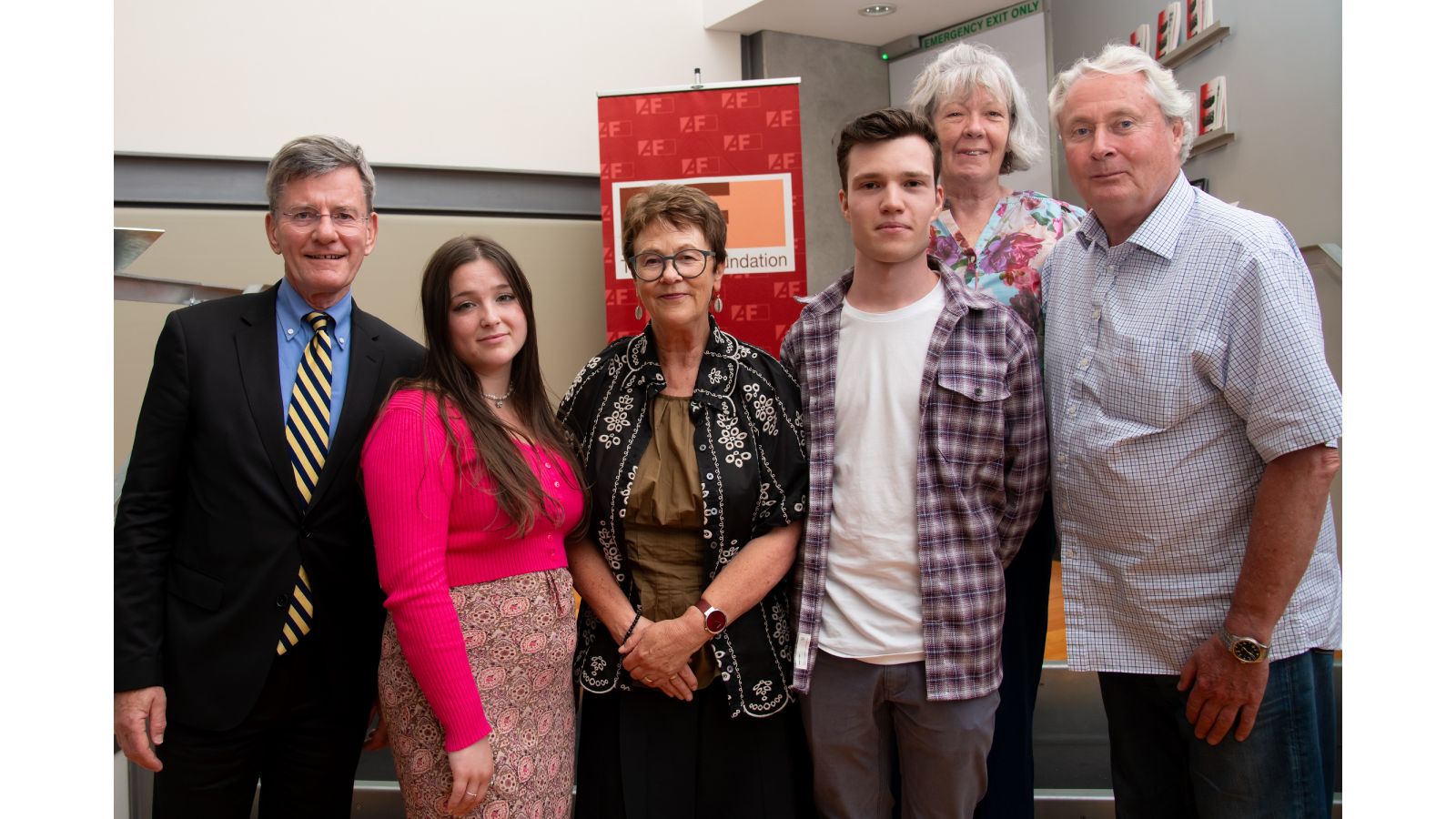 Image of prize winners with donors and IIML staff.