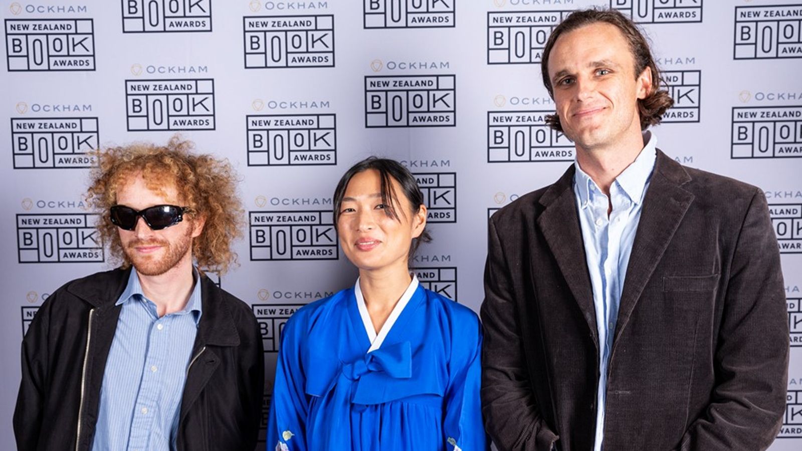 Image of Joanna Cho with MA classmates