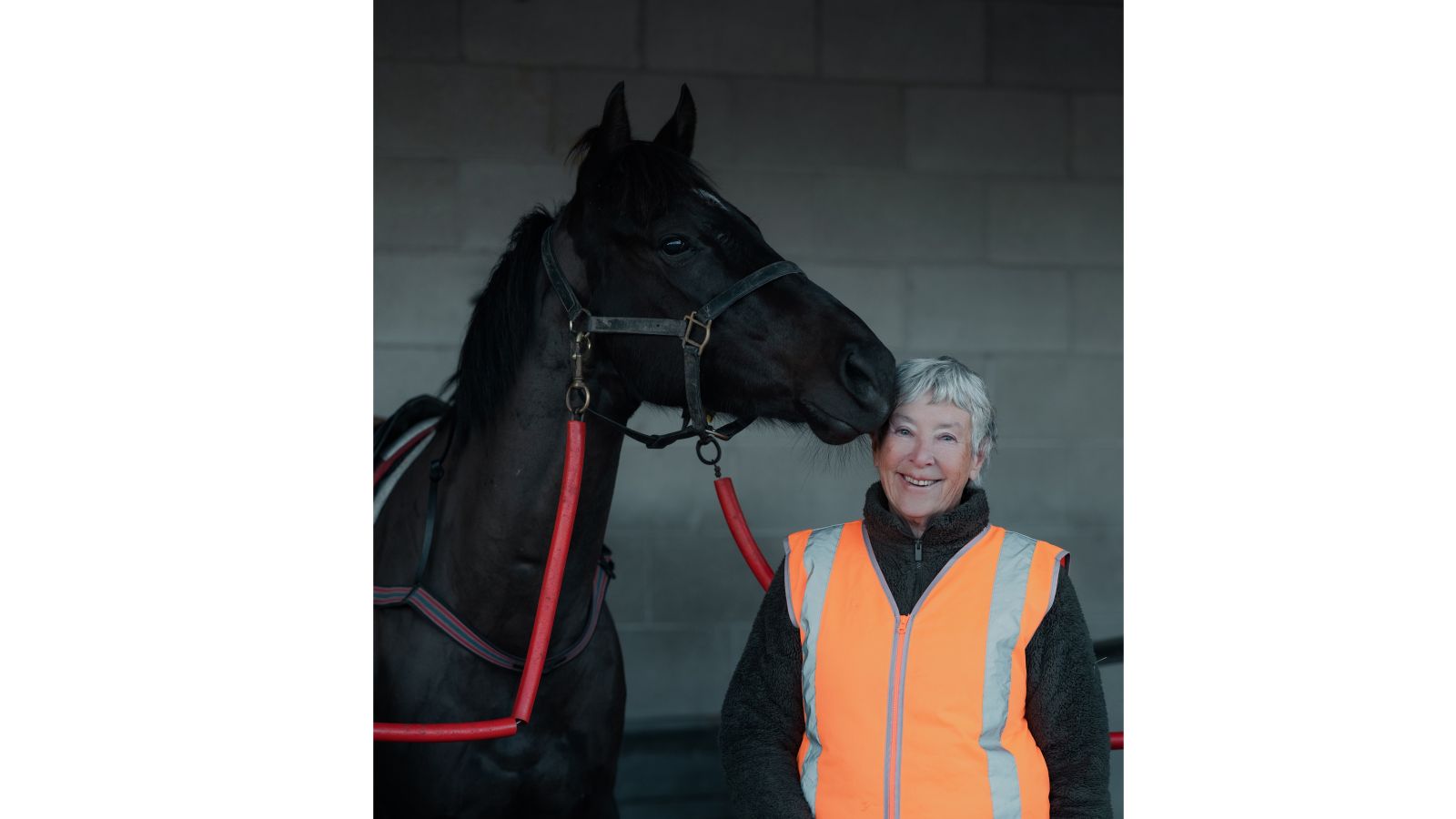 Image of Marty Smith with a horse called Zero Tolerance. Photo by Florence Charvin.