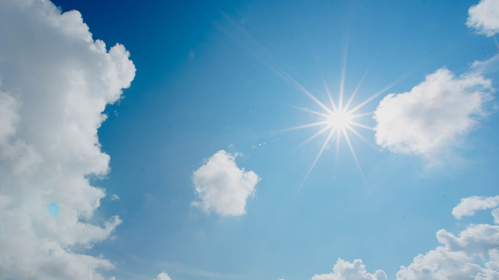 Blue sky and sunshine