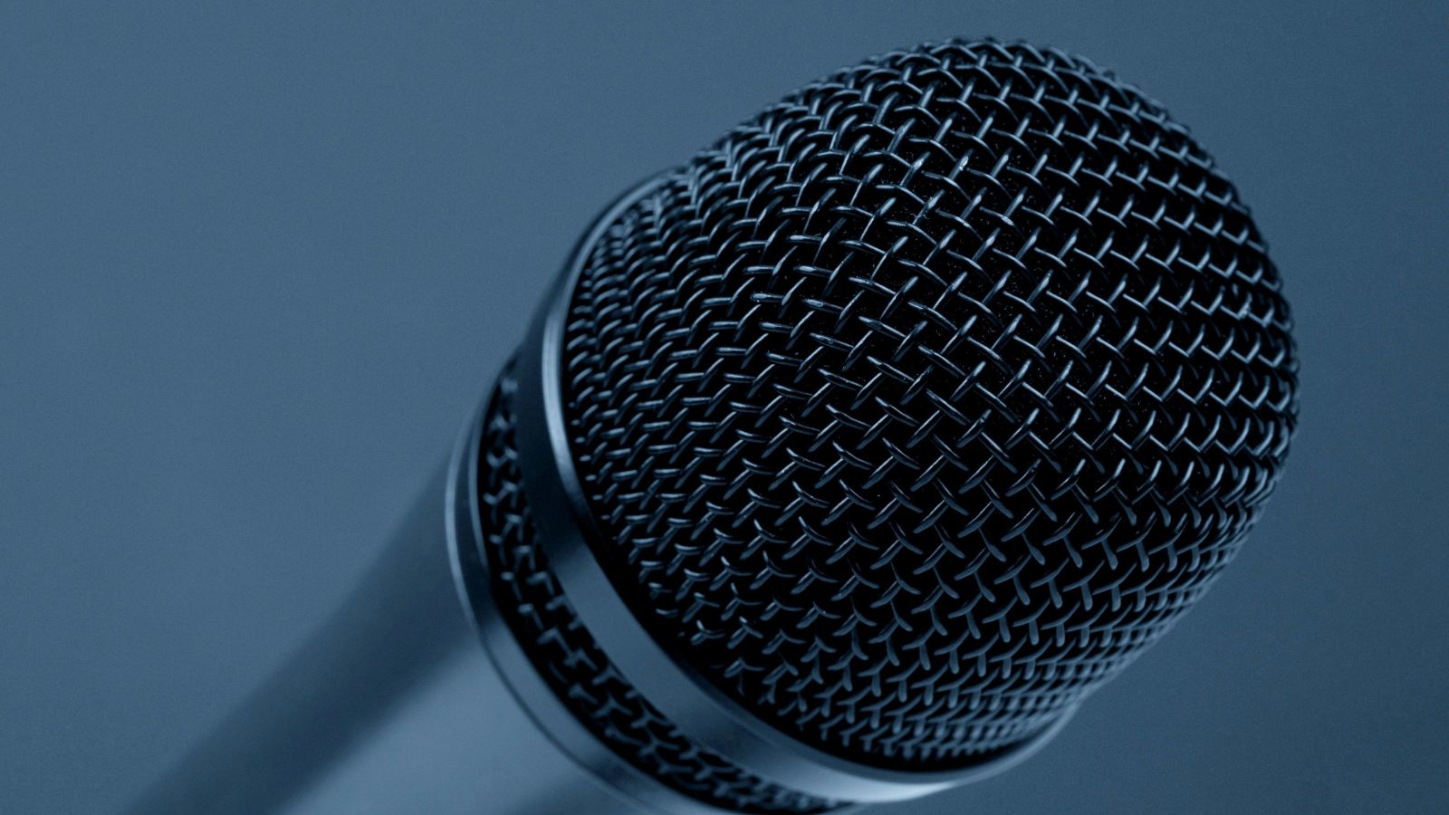 Close-up image of microphone 