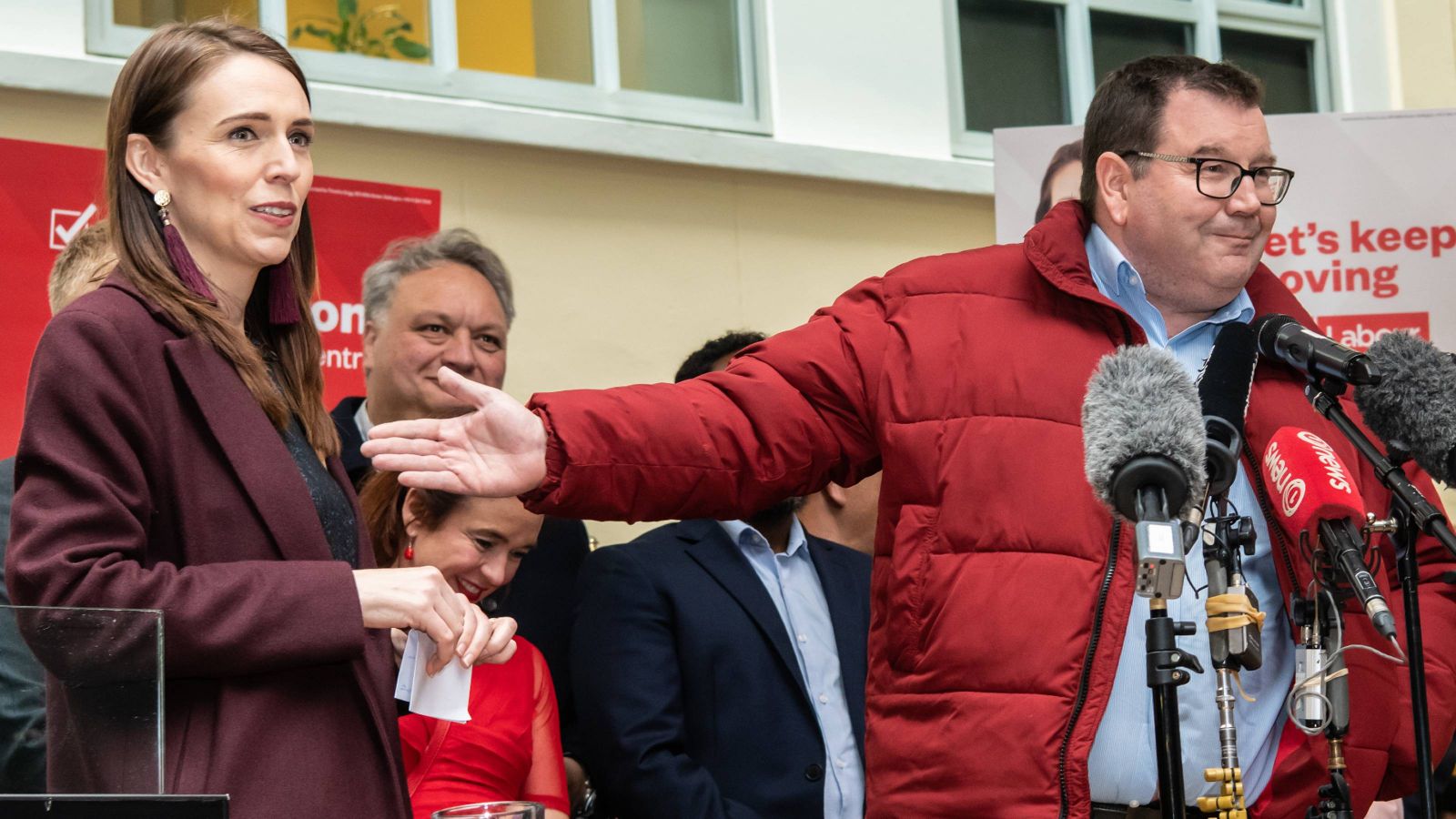 Jacinda Adern visiting campus in 2020