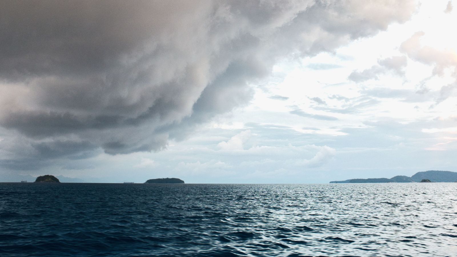 Clouds over ocean