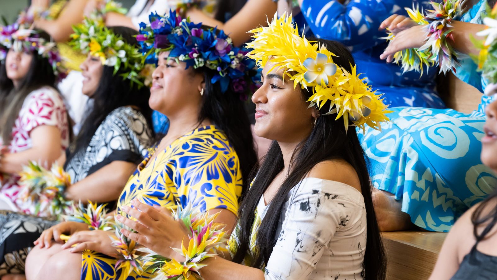 Niue student's association performing cultural item