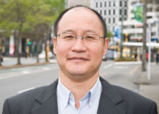 Victoria University of Wellington PhD graduate Dr George Huang. 