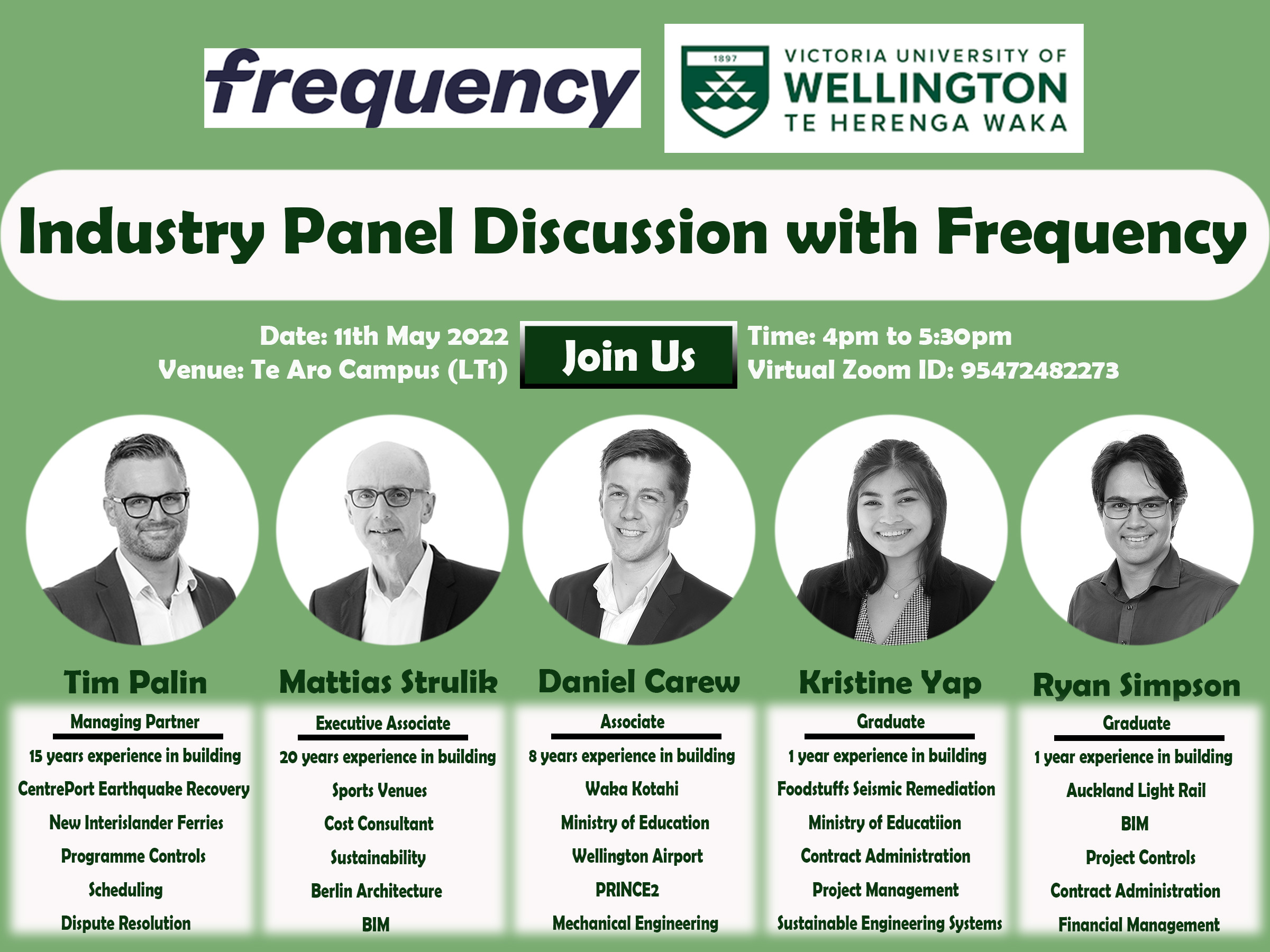 Industry Panel Discussion with Frequency Te W??hanga WaihangaHoahoa