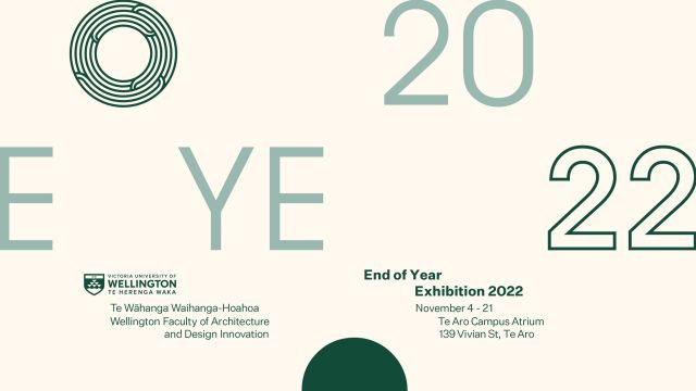 Poster showing the dates, times and location of the End of Year Exhibition