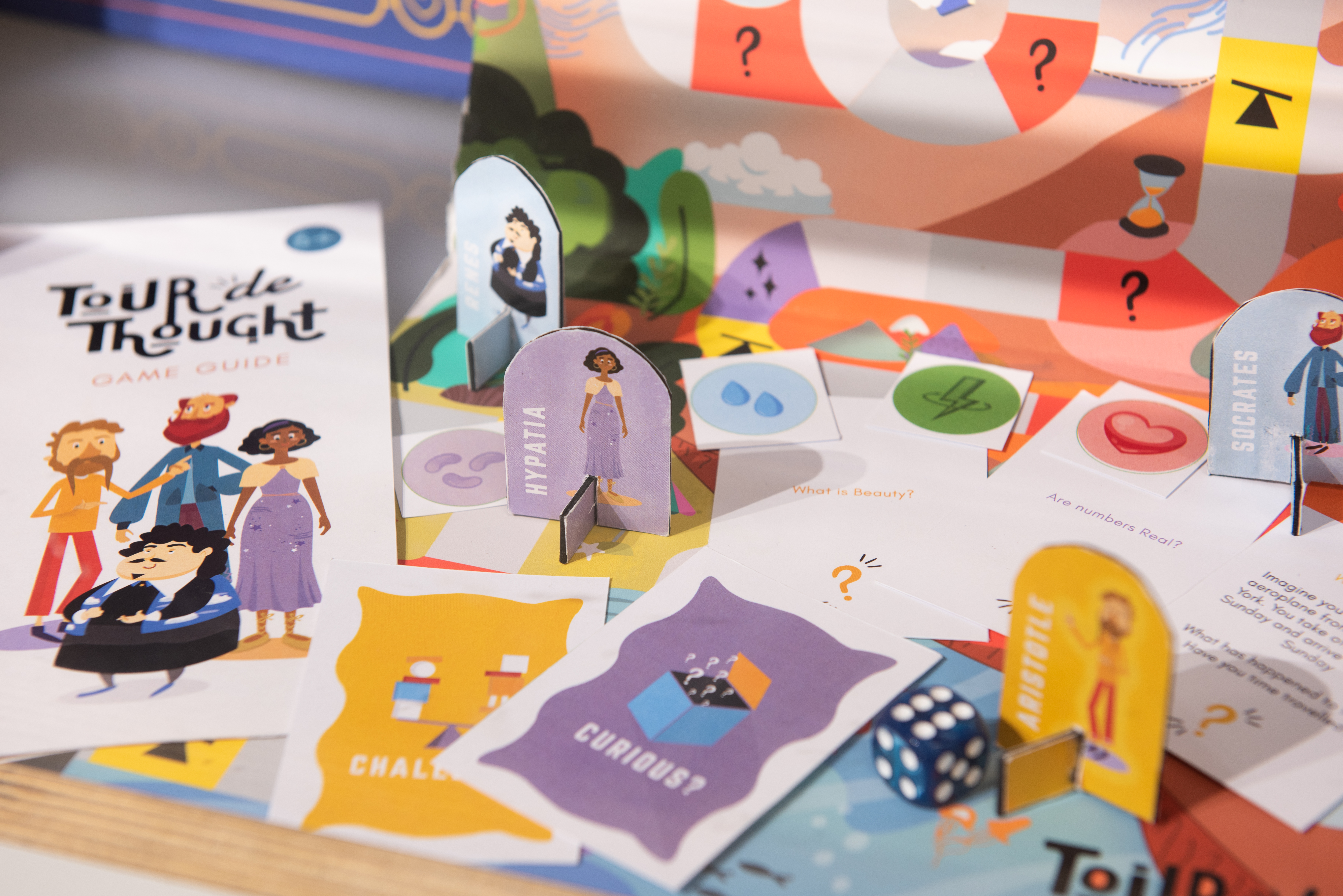 Image of a student designed game with bright colours